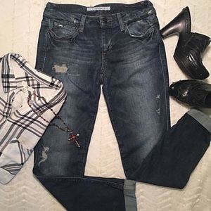 Joe Jeans Chelsea Roll Off Cuff Denim Jeans